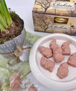 CHOKETO Frühlingsfreunde ERDBEER-SAHNE – Low Carb & Keto Schokoladenfiguren – handgemacht