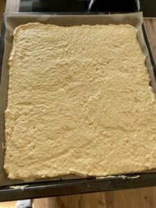 Rezept Biskuitrolle klassisch mit Marmelade lowcarb glutenfrei