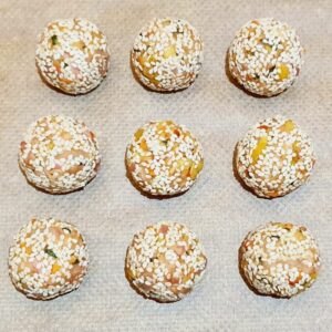 Rezept Karotten Radieschenbälle lowcarb keto glutenfrei