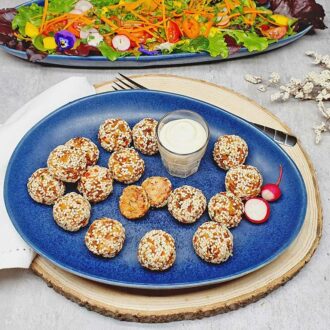 Rezept Karotten Radieschenbälle lowcarb keto glutenfrei