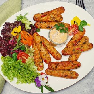 Rezept Räucherlachs Ricotta Sticks lowcarb keto glutenfrei