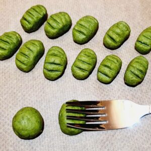 Rezept Spinatgnocchi in Schinken Sahne Soße lowcarb keto glutenfrei