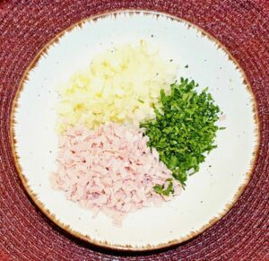 Rezept Spinatgnocchi in Schinken Sahne Soße lowcarb keto glutenfrei