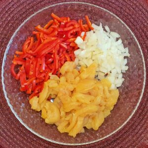 Rezept Pikanter Kürbis Huhn Kuchen lowcarb keto glutenfrei