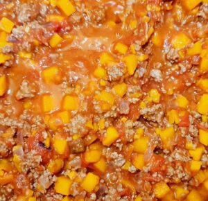 Rezept Kürbisbolognese lowcarb keto glutenfrei