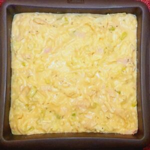 Rezept Schinken Lauchkuchen lowcarb keto glutenfrei