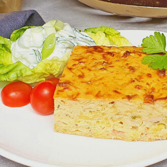 Rezept Schinken Lauchkuchen lowcarb keto glutenfrei