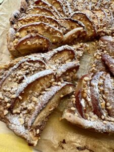 Rezept Apfel Nuss Tarte lowcarb keto glutenfrei
