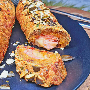 Rezept Schinken Käse Kürbisstangen lowcarb glutenfrei keto