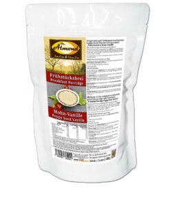 Frühstücksbrei low carb glutenfrei vegan MOHN-VANILLE 400 g
