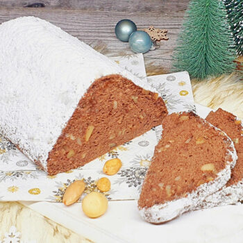 Rezept Nuketo Nuss-Mix Stollen lowcarb keto glutenfrei