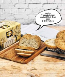 LOW CARB PROBIERBOX 1: Unsere beliebtesten Brotbackmischungen | mit 6 Probepäckchen zum Testen | glutenfrei keto paleo
