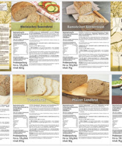LOW CARB PROBIERBOX 1: Unsere beliebtesten Brotbackmischungen | mit 6 Probepäckchen zum Testen | glutenfrei keto paleo