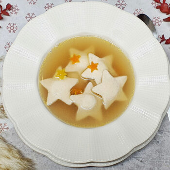 Rezept Ricotta Schnittlauch Stern-Ravioli lowcarb keto glutenfrei