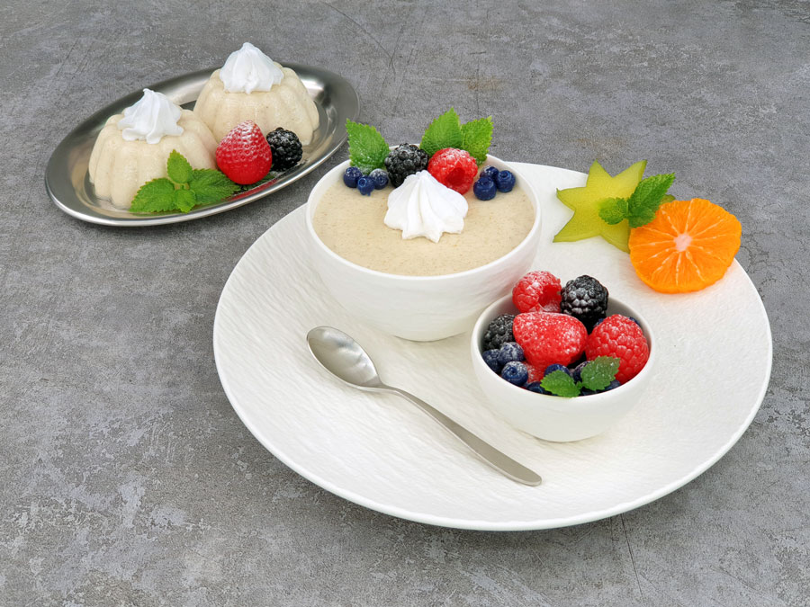 Grießpudding CLASSIC low-carb glutenfrei keto - Grießbrei ohne Stärke zuckerfrei laktosefrei vegan