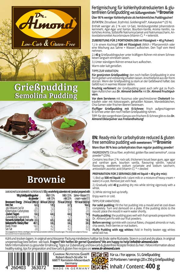 Griesspudding-BROWNIE-lowcarb-glutenfrei-keto-Griessbrei-Ersatz