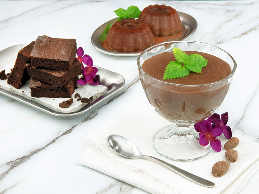 Griesspudding-BROWNIE-lowcarb-glutenfrei-keto-Griessbrei-Ersatz