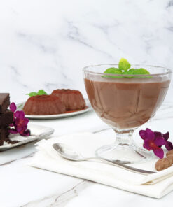 Griesspudding-BROWNIE-lowcarb-glutenfrei-keto-Griessbrei-Ersatz