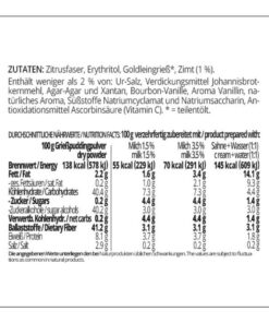 Grießpudding ZIMT low-carb glutenfrei keto – Grießbrei ohne Stärke zuckerfrei laktosefrei vegan