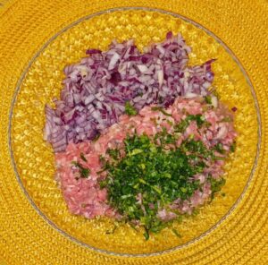 Rezept Blumenkohl Hackfleisch Pizzakuchen lowcarb keto glutenfrei