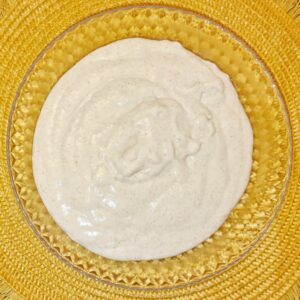 Rezept Apfel Zimt Grießauflauf lowcarb keto glutenfrei