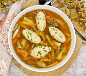 Rezept Falsche Grießnockerl lowcarb keto glutenfrei