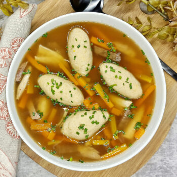 Rezept Falsche Grießnockerl lowcarb keto glutenfrei