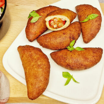 Rezept Panzerotti - frittierte Pizzateigtaschen lowcarb keto glutenfrei