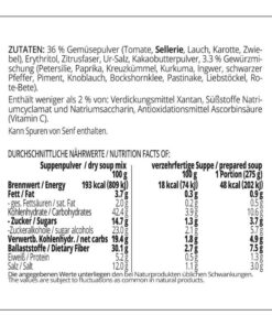 Suppentraum Marokkanische Harira Tütensuppe low-carb glutenfrei keto vegan