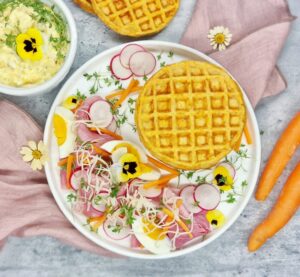 Rezept Karottenwaffeln lowcarb keto glutenfrei