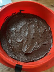Rezept Brownie-Mandarinen-Schmand Kuchen lowcarb keto glutenfrei