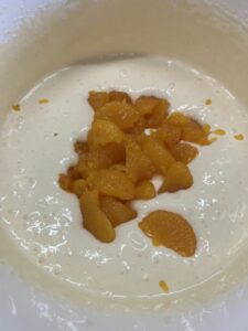 Rezept Brownie-Mandarinen-Schmand Kuchen lowcarb keto glutenfrei