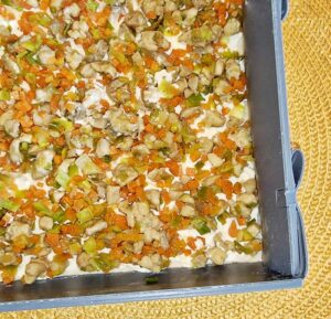 Rezept Ricotta-Karotten-Huhn-Ei Lasagne low carb keto glutenfrei