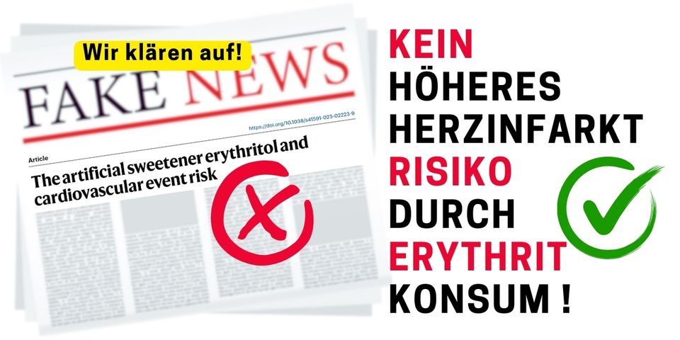 Erythrit erhöht NICHT das Risiko für Herzerkankungen - wir untersuchen die neue Studie