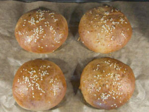 Brioche Burger Buns low-carb glutenfrei sojafrei keto | Backmischung für Burgerbrötchen