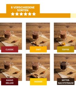 Alternative view of LOW CARB PROBIERBOX 5: Trinkschokolade | mit 6 Probepäckchen zum Testen | low-carb glutenfrei keto