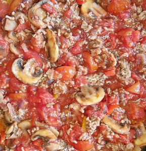 Rezept Pizzasuppe low carb glutenfrei