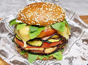 Rezept Grillgemüseburger low-carb keto glutenfrei