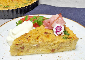 Rezept Kraut Speck Sahne Quiche low-carb keto glutenfrei