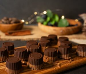 Rezept Schoko-Erdnuss-Bites keto glutenfrei low-carb ohne Zuckerzusatz