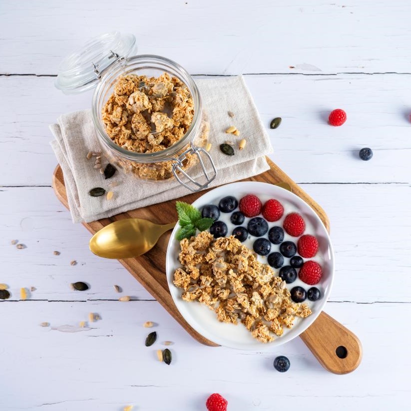 Müslizauber PUR | Basis für Knuspermüsli Granola low carb glutenfrei keto