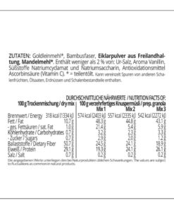 Müslizauber PUR | Basis für Knuspermüsli Granola low carb glutenfrei keto