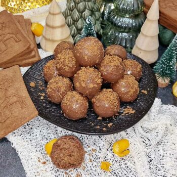 Rezept Spekulatius Orangen Kugeln low-carb keto glutenfrei