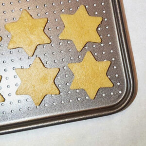 Rezept Ischler Marzipan Sterne low-carb keto glutenfrei