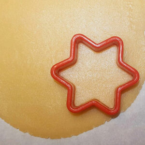 Rezept Ischler Marzipan Sterne low-carb keto glutenfrei