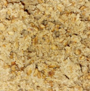 Rezept Karamell Erdnuss Müsli Granola low-carb keto glutenfrei