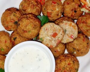 Rezept Garnelenbällchen low-carb keto glutenfrei