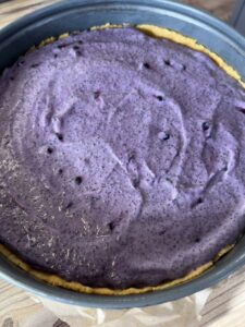 Rezept Blaubeer Mohnkuchen mit Streuseln low-carb glutenfrei keto