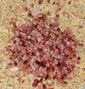 Rezept pikantes spicy Speck Müsli low-carb keto glutenfrei