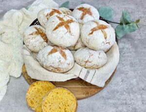 Rezept Karotten Quark Brötchen low-carb keto glutenfrei